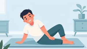 ورزش برای درد سیاتیک - آموزش تصویری حرکات خانگی