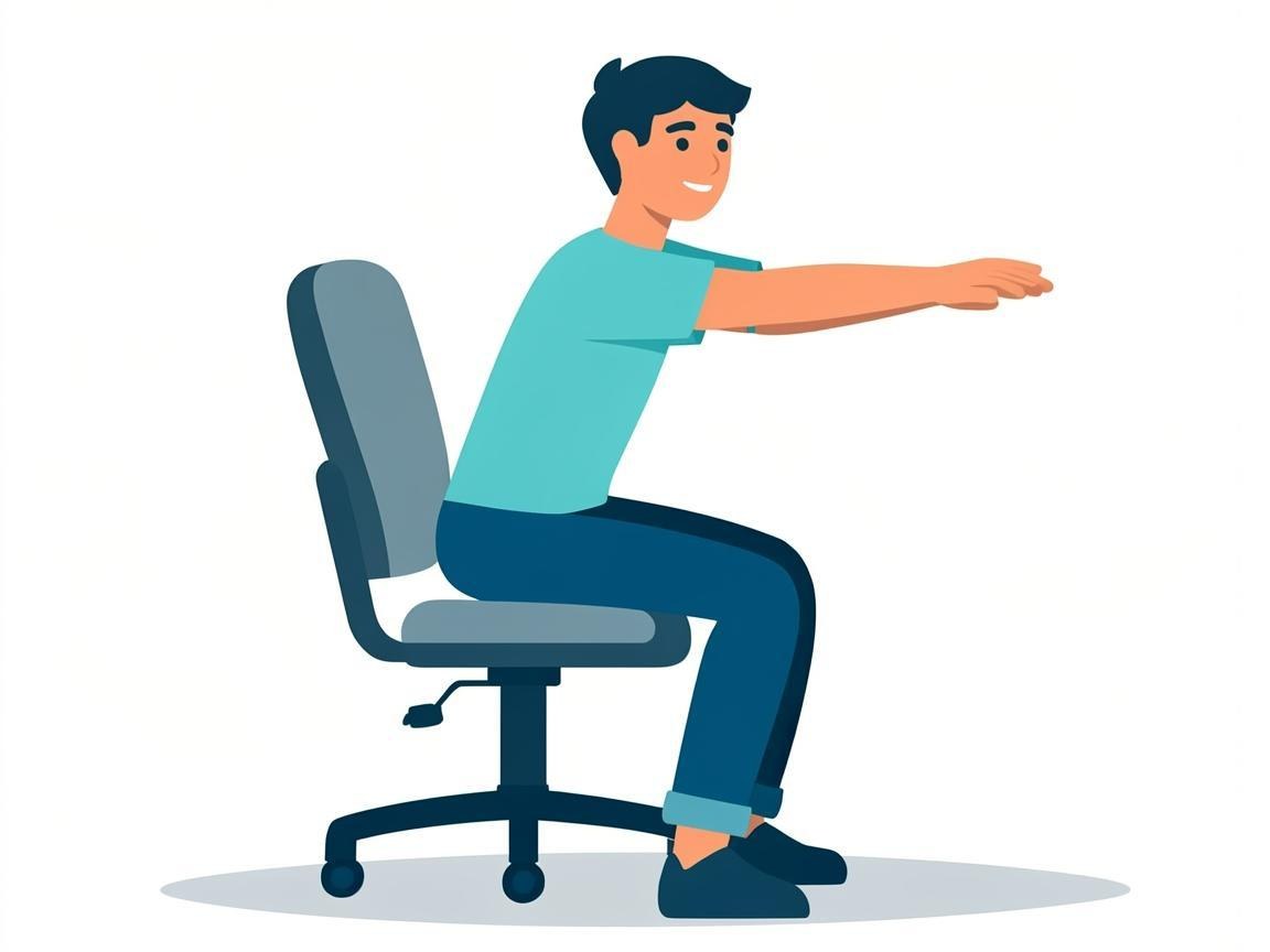 برخاستن صحیح از صندلی برای تقویت پاها بعد از جراحی دیسک کمر