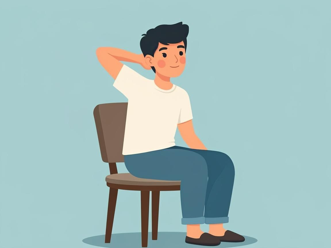 اکستنشن بالاسینه روی صندلی برای اصلاح قوز